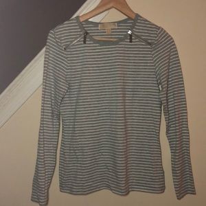 MICHAEL KORS | ZIPPER ACCENT | LONG SLEEVE | SMALL